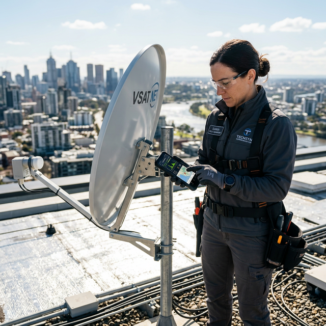 Technician in Field